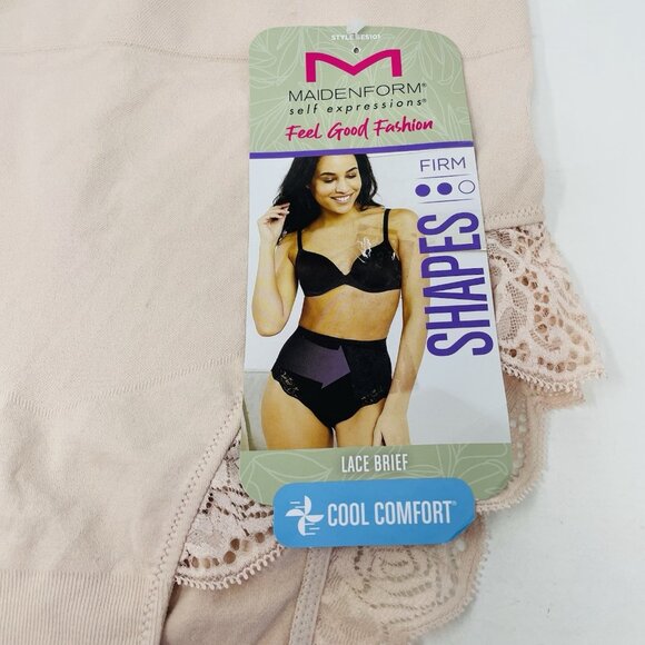 Maidenform Self Expressions Womens Size XL Feel Good Fashion Briefs Lace 2670 - Picture 4 of 7